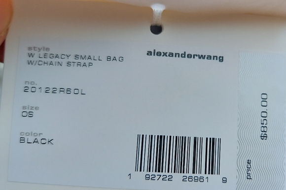 Alexander Wang W Legacy small bag in distressed black leather - Picture 14 of 17